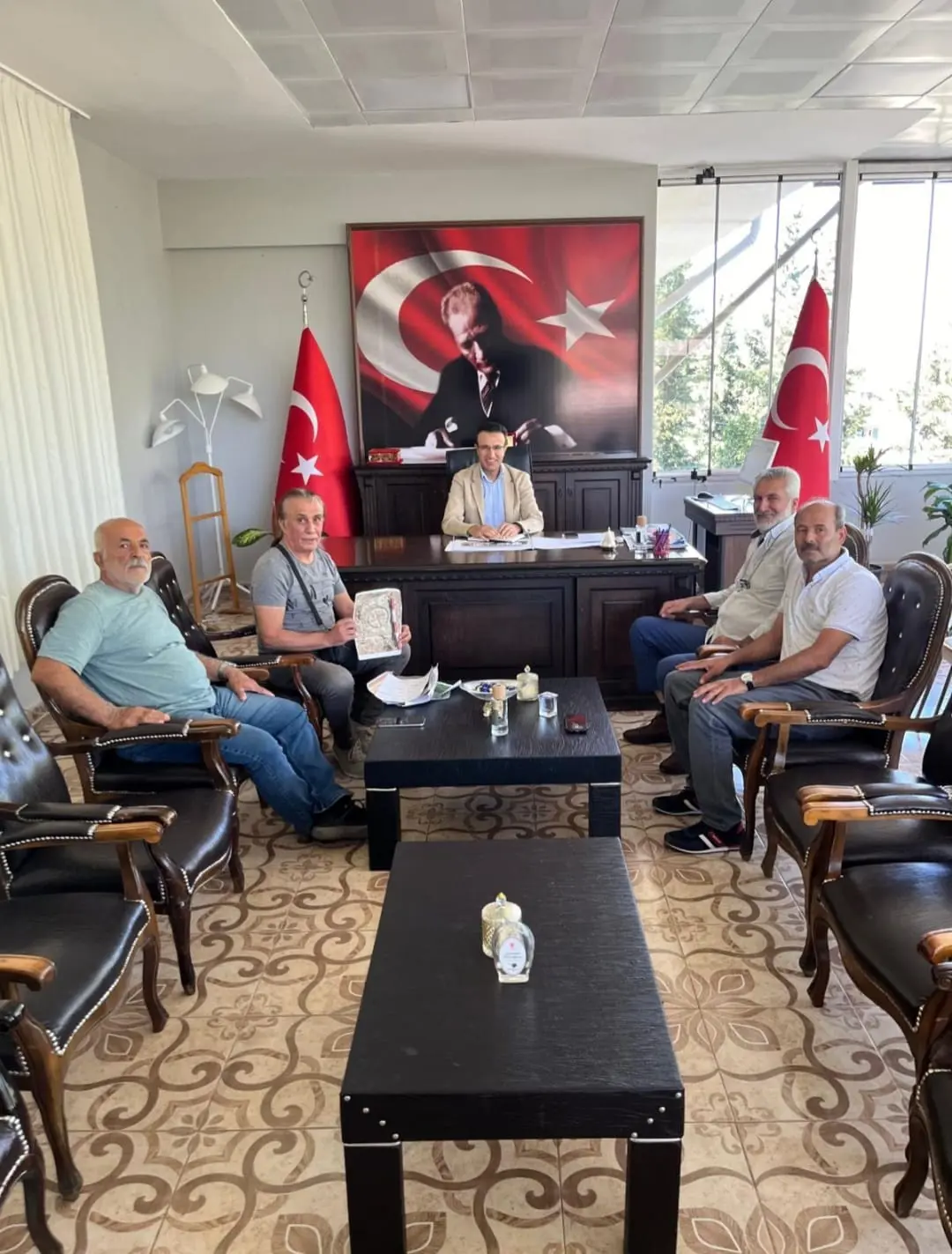 Kırıkhan Kaymakamlığına Atanan Sn. Ayhan AKPAY'a  Hayırlı Olsun Ziyareti